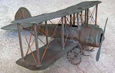 Model of the Kalgoorlie biplane