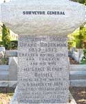 Part of the Drake-Brockman family grave at Karrakatta
