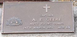 AE Geere's Headstone