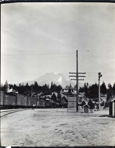 Train at Laggan [now Lake Louise] Alberta