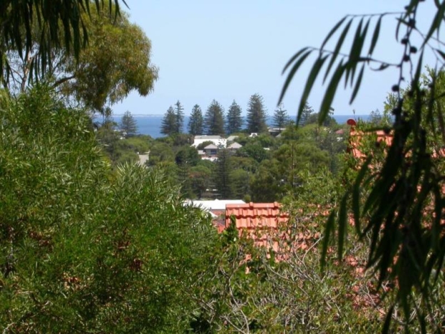 Ocean glimpse from High Beach