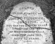 Johnston's Headstone