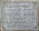 Memorial plaque for T S Parry at Karrakatta